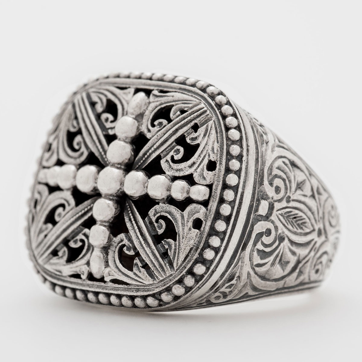 お取り寄せ 送料無料 アクセサリー gerochristo ジェロクリスト Byzantine Ring / GR039 返品交換不可