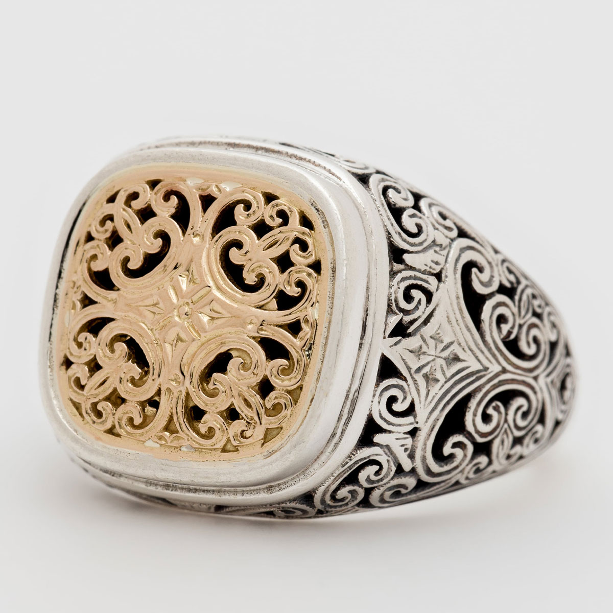 楽天Valuation shareお取り寄せ 送料無料 アクセサリー gerochristo ジェロクリスト Mediterranean Square Ring / GR018 返品交換不可