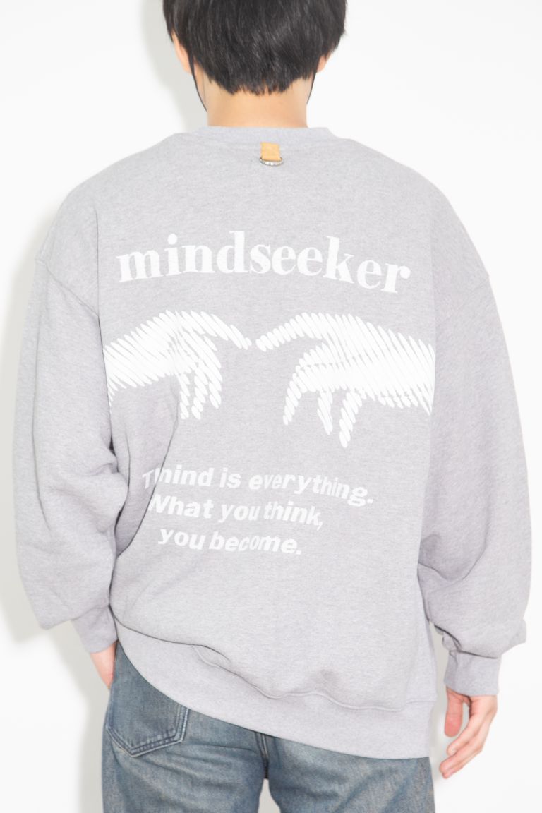 セール商品 30%OFF 送料無料 トップス mindseeker マインドシーカー Crewneck Sweatshirts / グレー 返品交換不可