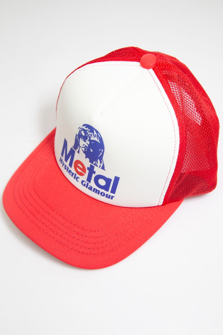 帽子 HYSTERIC GLAMOUR ヒステリックグラマー[購入は1人1点まで] METAL WOMAN メッシュキャップ / レッド