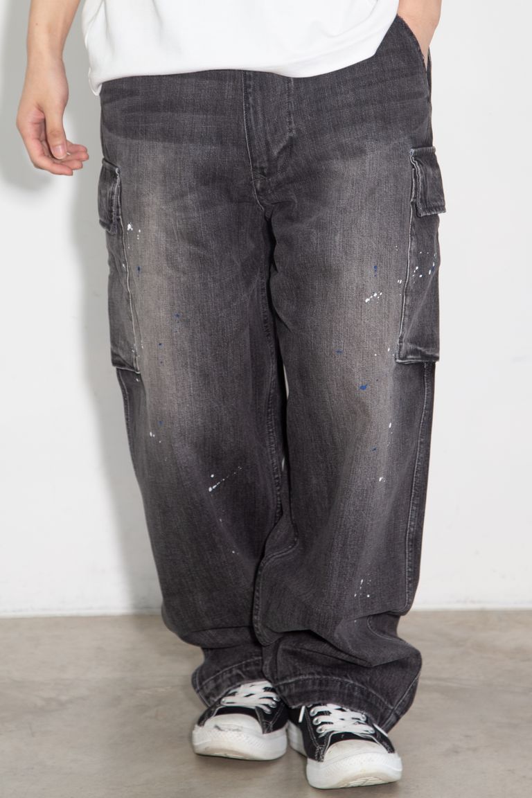 Rakuten - セール商品30%OFF 送料無料 ボトムス liberaiders リベレイダース DENIM CARGO PANTS / ブラック