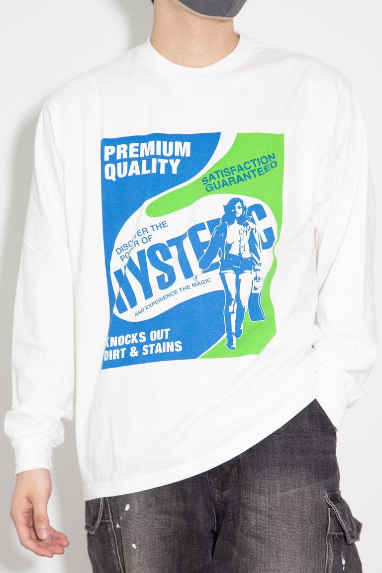 Rakuten - 送料無料トップス HYSTERIC GLAMOUR ヒステリックグラマー HYSTERIC GROCERY HYSTERIC DETERGENT Tシャツ / ホワイト 返品交換不可