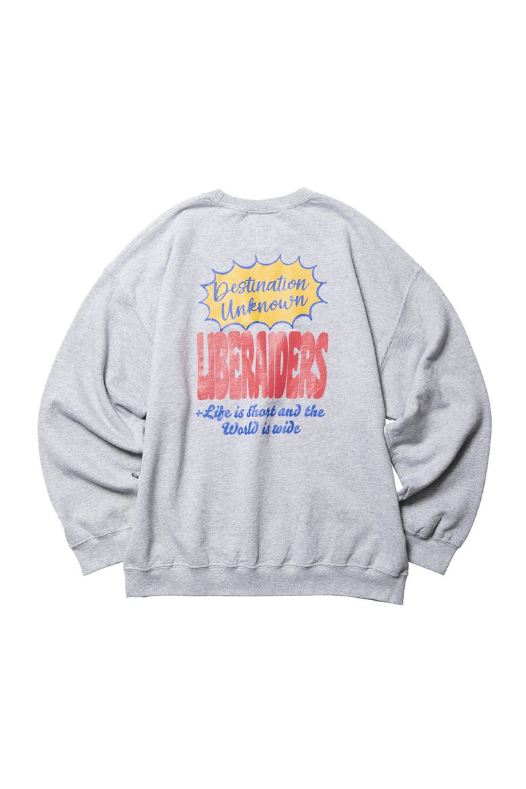 Rakuten - トップス liberaiders リベレイダース DIALOGUE BALLOON CREWNECK / グレー