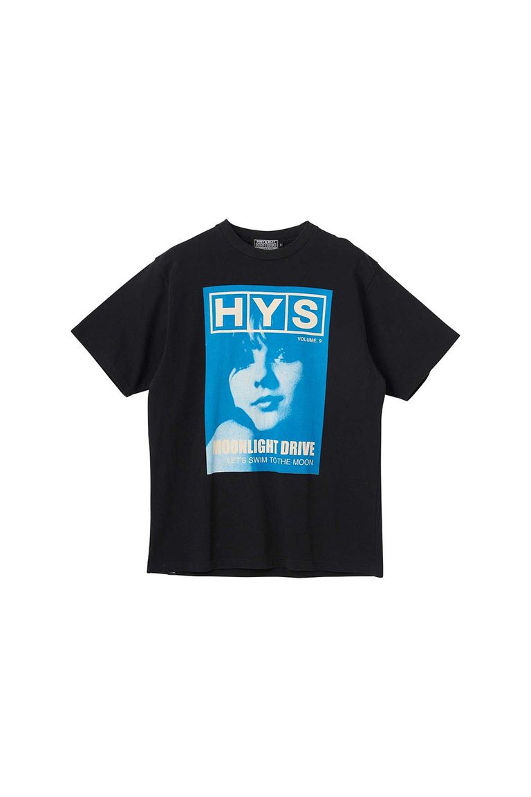 Rakuten - 送料無料 トップス HYSTERIC GLAMOUR ヒステリックグラマー MOONLIGHT DRIVE Tシャツ / ブラック返品交換不可
