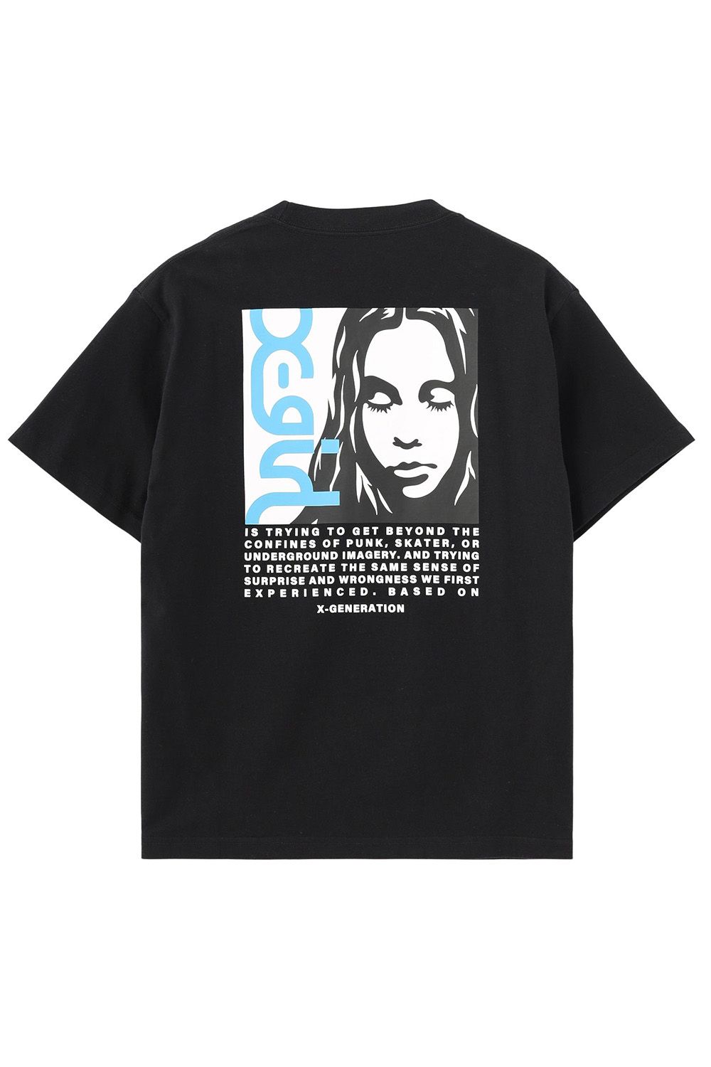 Rakuten - 送料無料トップス X-girl エックスガール SIDE LOGO FACE LABEL S/S TEE / ブラック 返品交換不可
