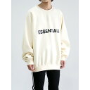 セール商品 30%OFF 送料無料 トップス FEAR OF GOD FOG ESSENTIALS フィアオブゴッド エッセンシャルズ FRONT LOGO SWEAT / クリーム 返品交換不可
