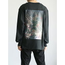 送料無料 トップス FEAR OF GOD FOG ESSENTIALS フィアオブゴッド エッセンシャルズ FLOWER PHOTO L/S TEE / ブラック 返品交換不可