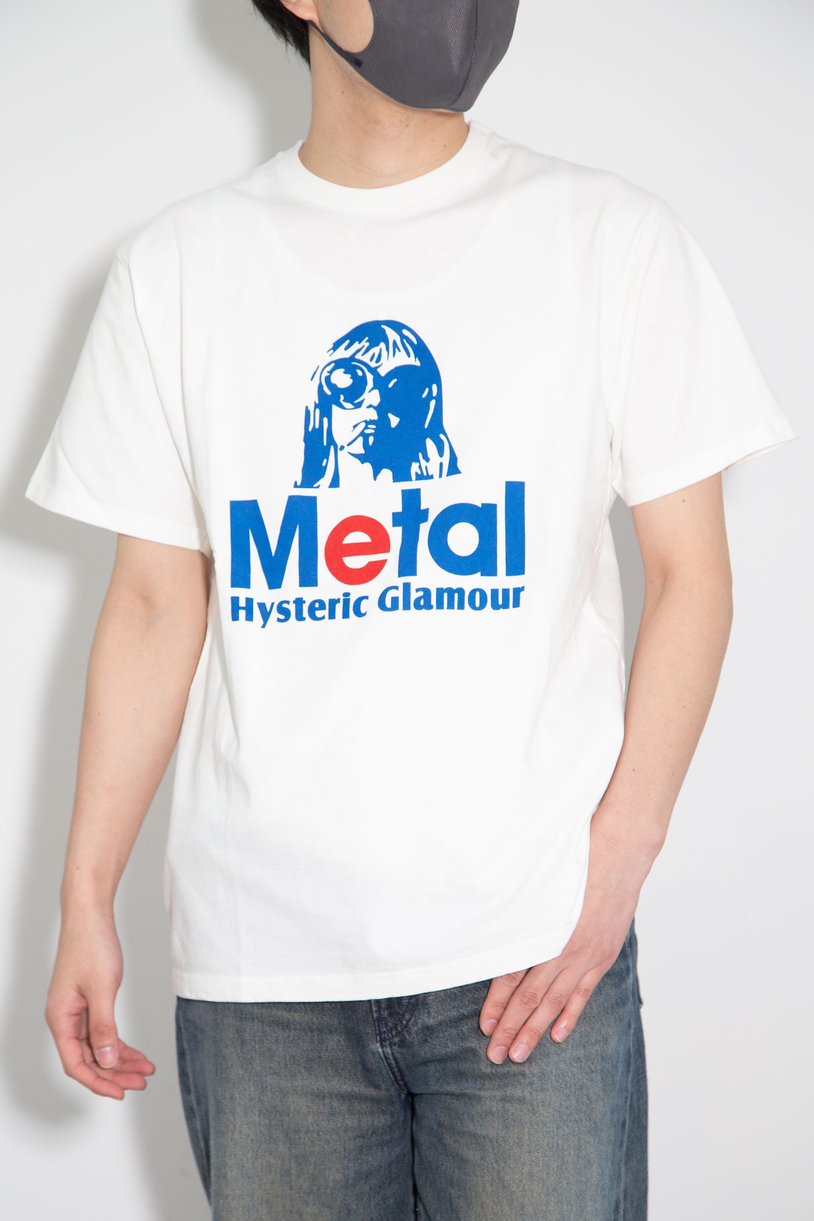 Rakuten - 送料無料 トップス HYSTERIC GLAMOUR ヒステリックグラマー METAL Tシャツ / ホワイト 返品交換不可