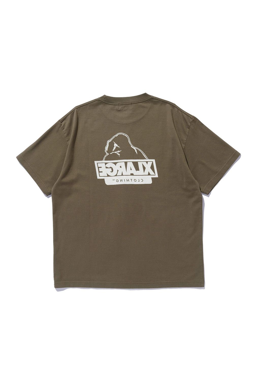 Rakuten - トップス XLARGE エクストララージ ［ラスト1点 サイズL］BACKSIDE OG S/S TEE / ブラウン 返品交換不可
