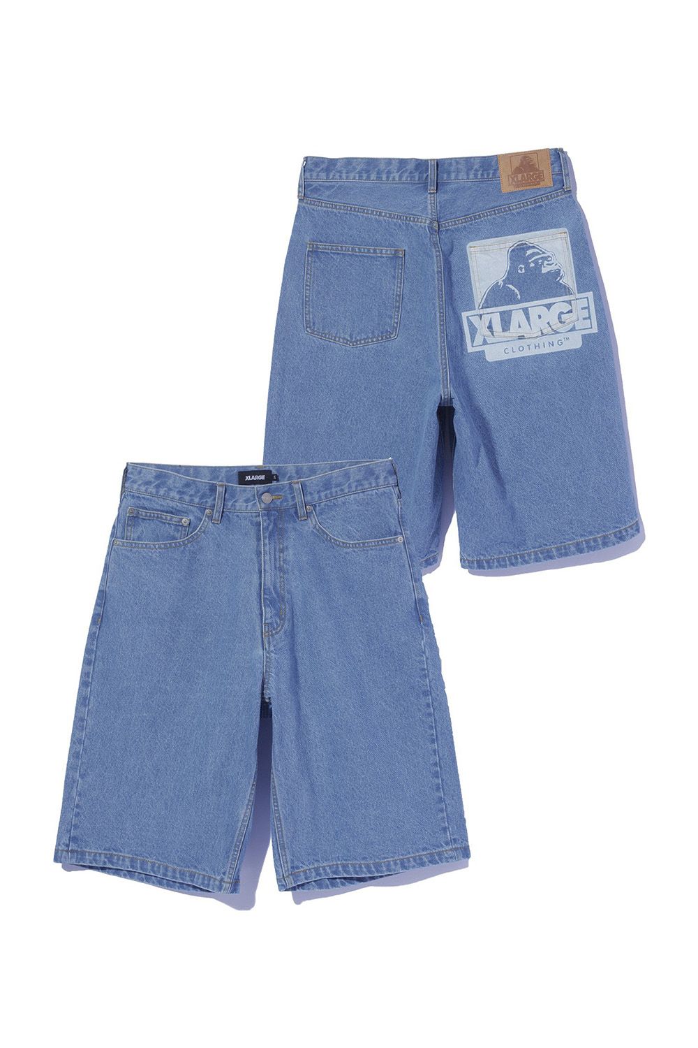 樂天商城 - ボトムス XLARGE エクストララージ OG DENIM SHORT PANTS / ライトインディゴ