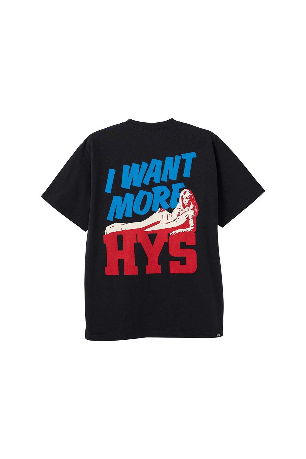 Rakuten - 送料無料 トップス HYSTERIC GLAMOUR ヒステリックグラマー I WANT MORE HYS Tシャツ / ブラック 返品交換不可