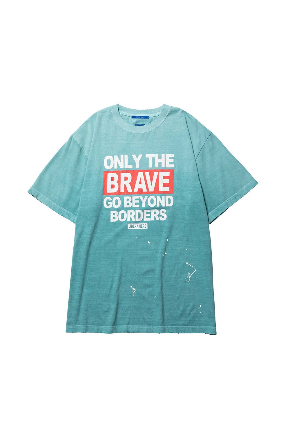 Rakuten - トップス liberaiders リベレイダース ［ラスト1点 サイズL］FADED BRAVE TEE / グリーン 返品交換不可