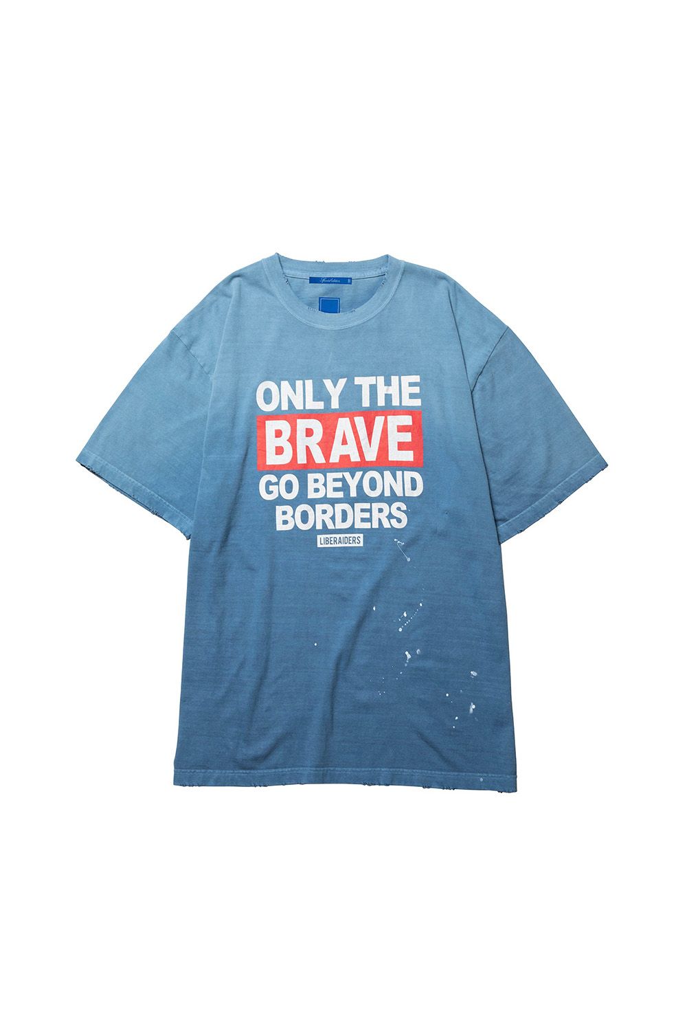 Rakuten - トップス liberaiders リベレイダース ［ラスト1点 サイズL］FADED BRAVE TEE / ネイビー 返品交換不可