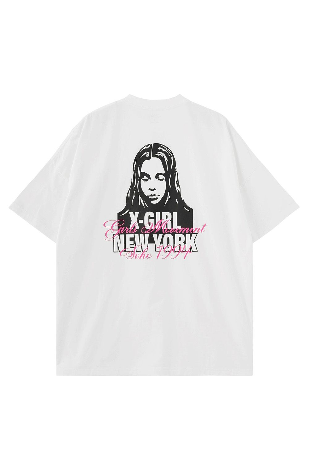 樂天商城 - 送料無料トップス X-girl エックスガール FACE AND SCRIPT MIX LOGO S/S BIG TEE DRESS / ホワイト 返品交換不可