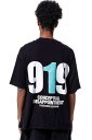 セール商品 30 OFF 送料無料 トップス A.F ARTEFACT エーエフ アーティファクト 919ナンバープリントオーバーサイズTシャツ / 919 Print Over Sized T-Shirts / ブラック 返品交換不可