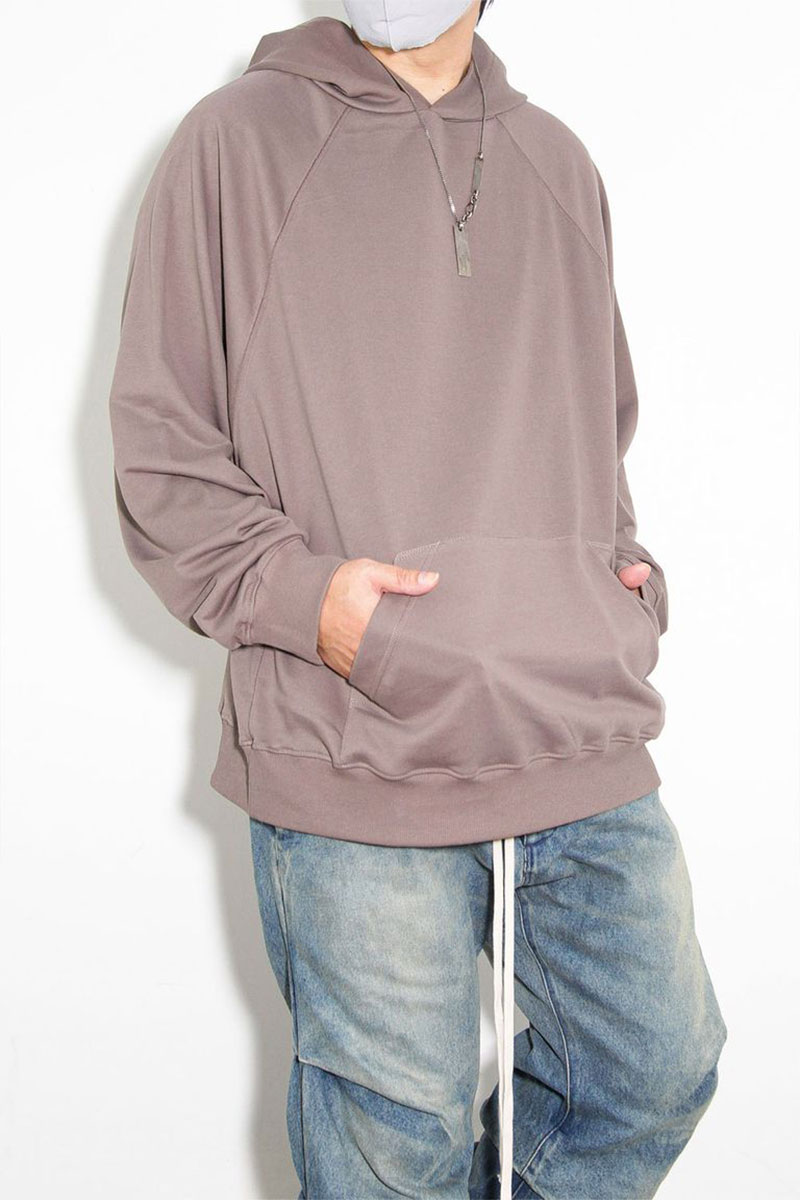 送料無料 トップス A.F ARTEFACT エーエフ アーティファクト Light Weight Sweat Hoodie / ブラウン 返品交換不可