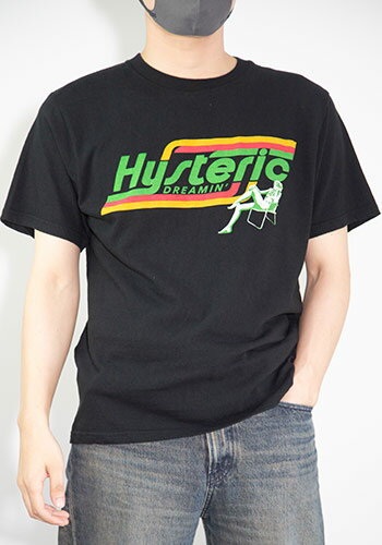 樂天商城 - 送料無料 トップス HYSTERIC GLAMOUR ヒステリックグラマー HYSTERIC DREAMIN Tシャツ / ブラック 返品交換不可