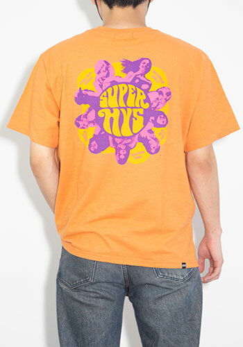 Rakuten - 送料無料 トップス HYSTERIC GLAMOUR ヒステリックグラマー HYSTERIC CIRCLE Tシャツ / オレンジ 返品交換不可