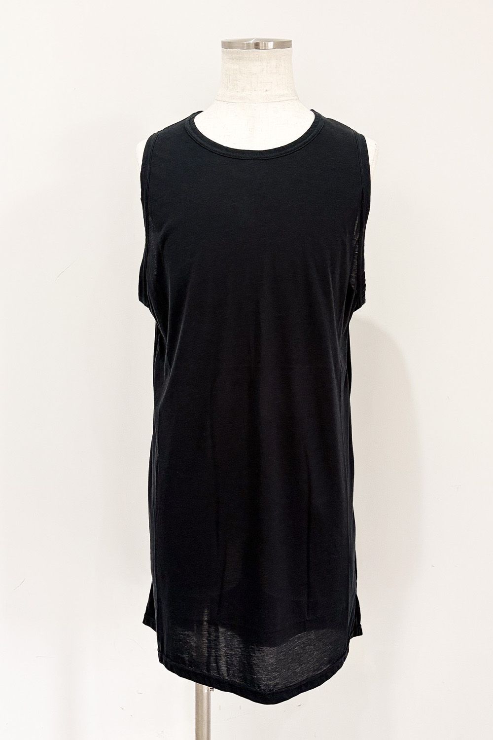 樂天商城 - 予約商品　送料無料 トップス A.F ARTEFACT エーエフ アーティファクト ロングタンクトップ / LONG TANK TOP / ブラック / ag-6083-3 返品交換不可