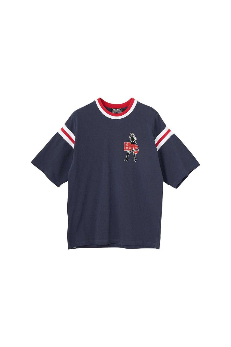 Rakuten - 送料無料 トップス HYSTERIC GLAMOUR ヒステリックグラマー HYSTERIC SERVICE Tシャツ / ネイビー 返品交換不可
