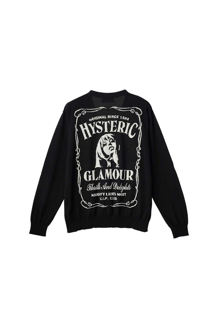 Rakuten - 送料無料 トップス HYSTERIC GLAMOUR WHISKY WOMANジャカード セーター / ブラック