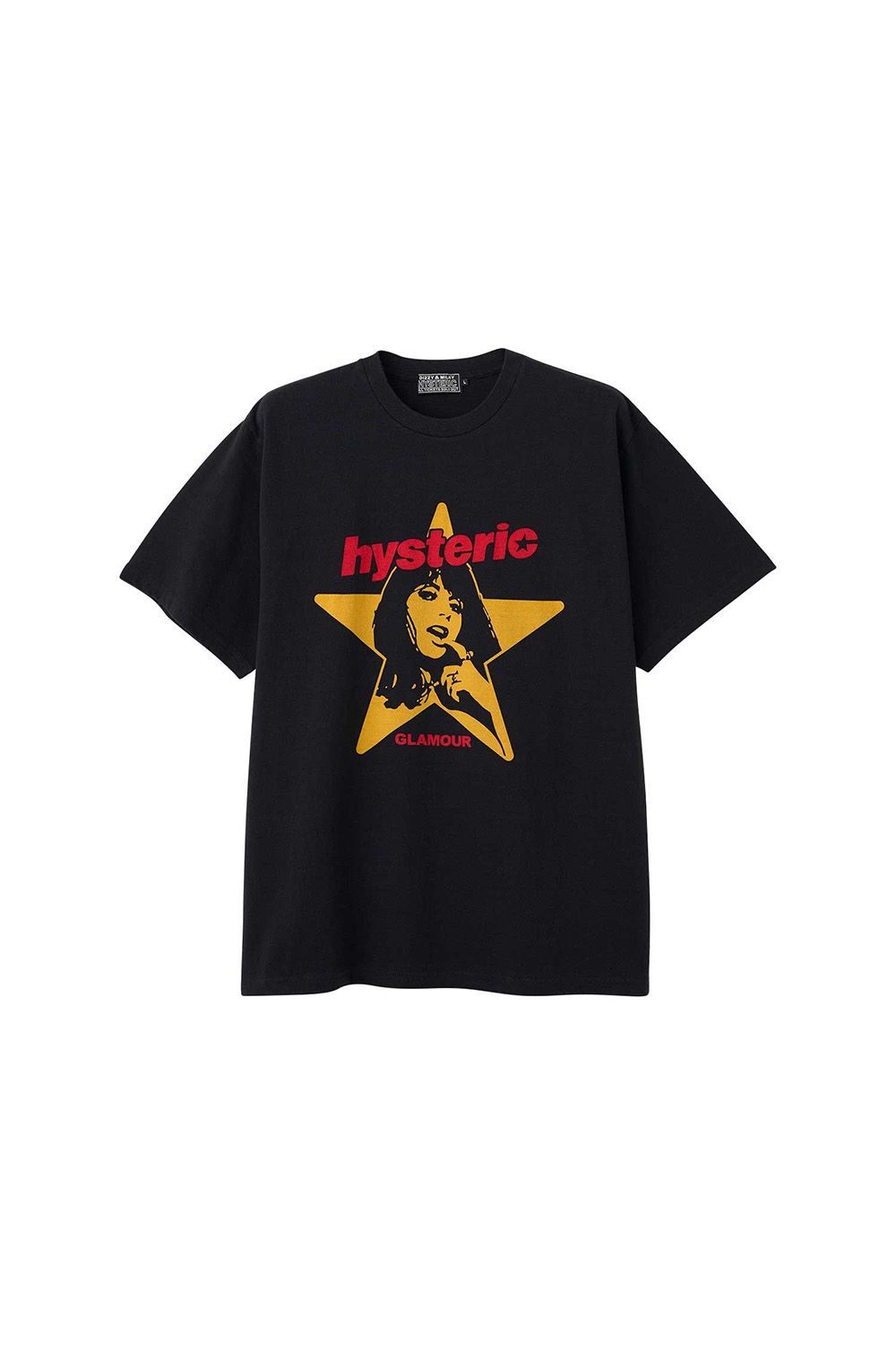 Rakuten - 送料無料 トップス HYSTERIC GLAMOUR ヒステリックグラマー HYSTERIC STAR Tシャツ / ブラック 返品交換不可