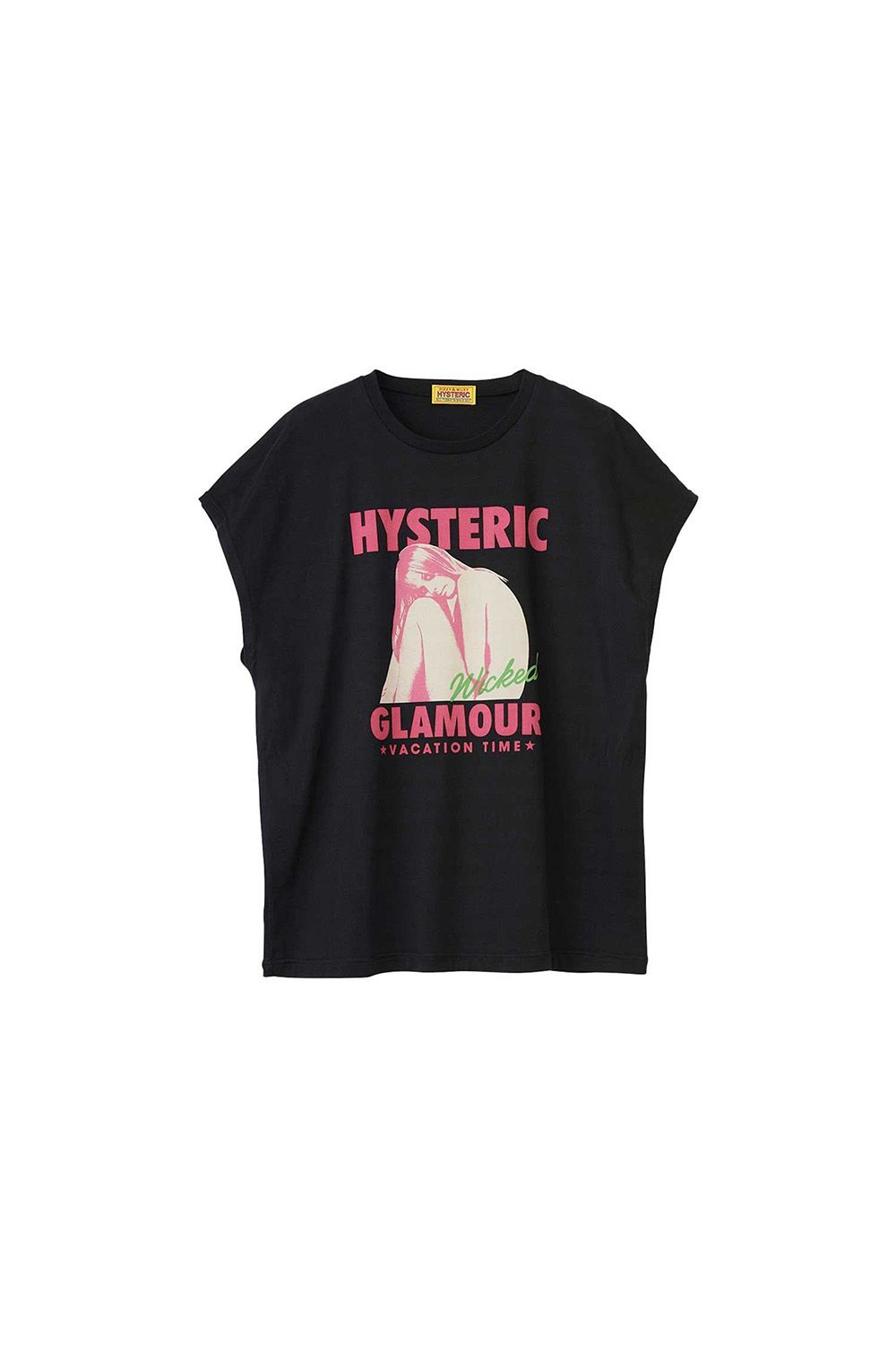 乐天商城 - 送料無料 トップス HYSTERIC GLAMOUR ヒステリックグラマー VACATION TIME Tシャツ / ブラック 返品交換不可