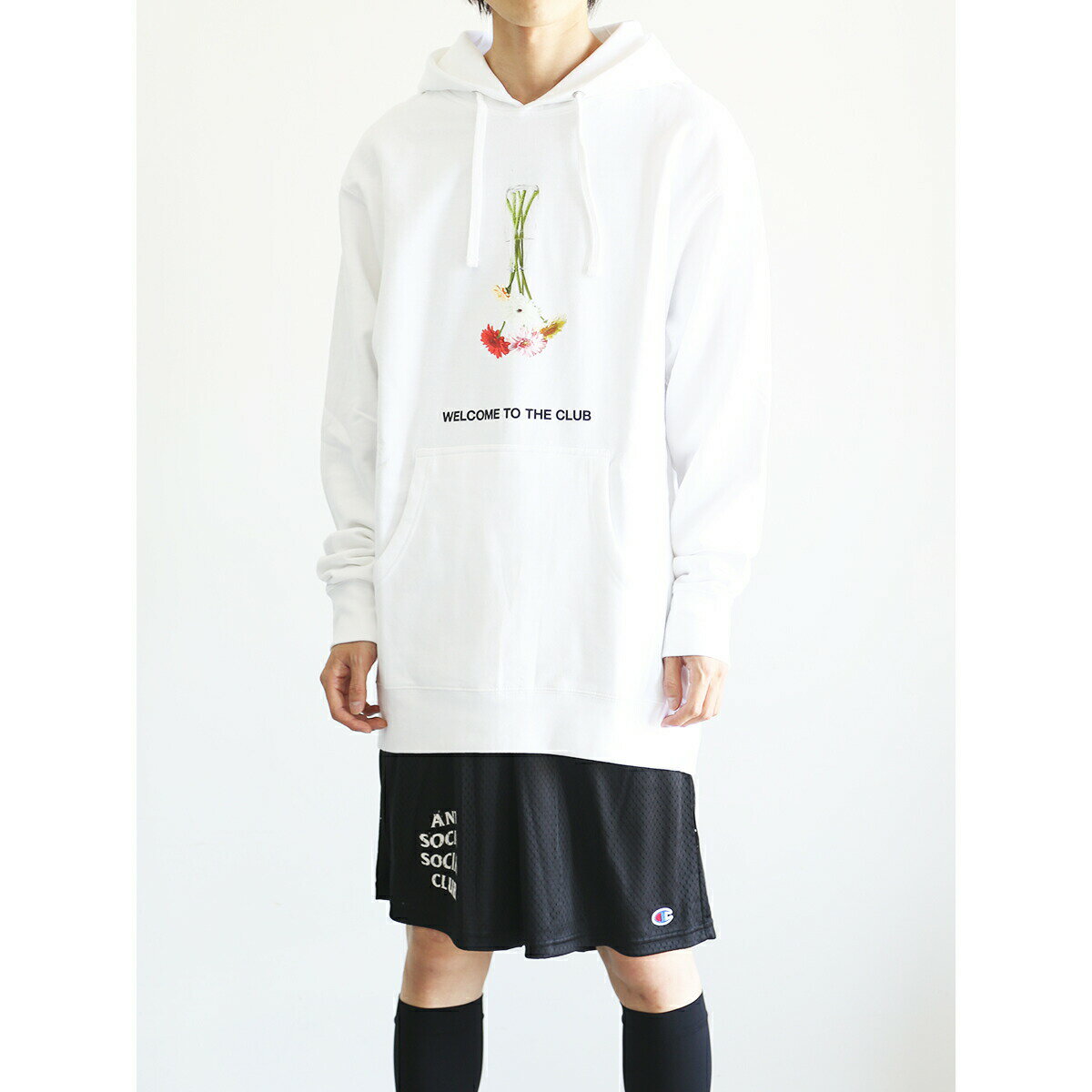 Rakuten - セール商品 50%OFF 送料無料 トップス Anti Social Social Club アンチソーシャルソーシャルクラブ HELLO/GOODBYE WHITE HOODIE / ホワイト 返品交換不可