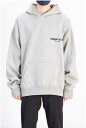 送料無料 トップス FEAR OF GOD FOG ESSENTIALS フィアオブゴッド エッセンシャルズ 22SS BACK LOGO SWEAT HOODIE / ダークオートミール 返品交換不可