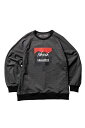 送料無料 トップス liberaiders リベレイダース NANGA X LIBERAIDERS ECO HYBRID SWEAT SHIRT / ブラック 返品交換不可