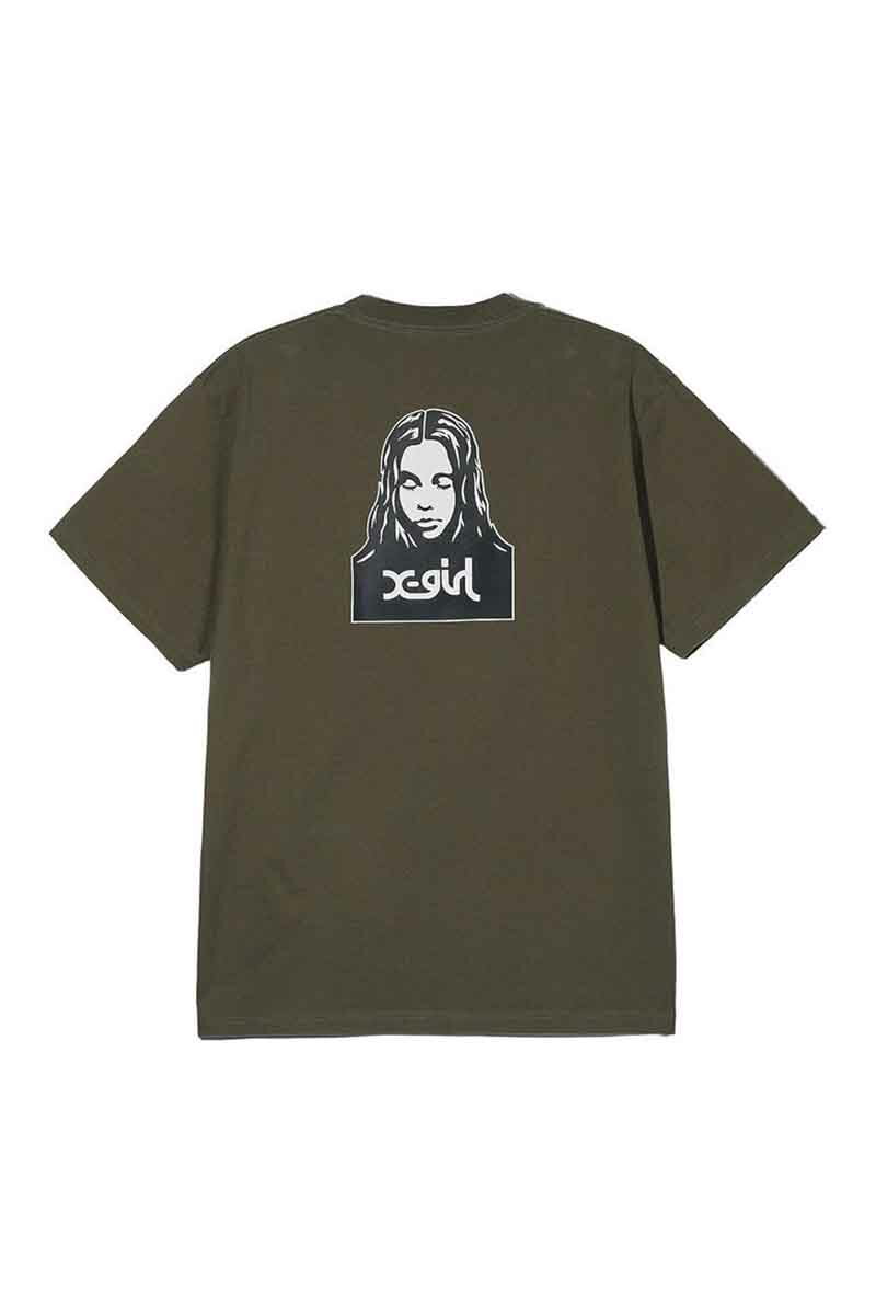  gbvX X-girl GbNXK[ FACE S/S TEE / I[u