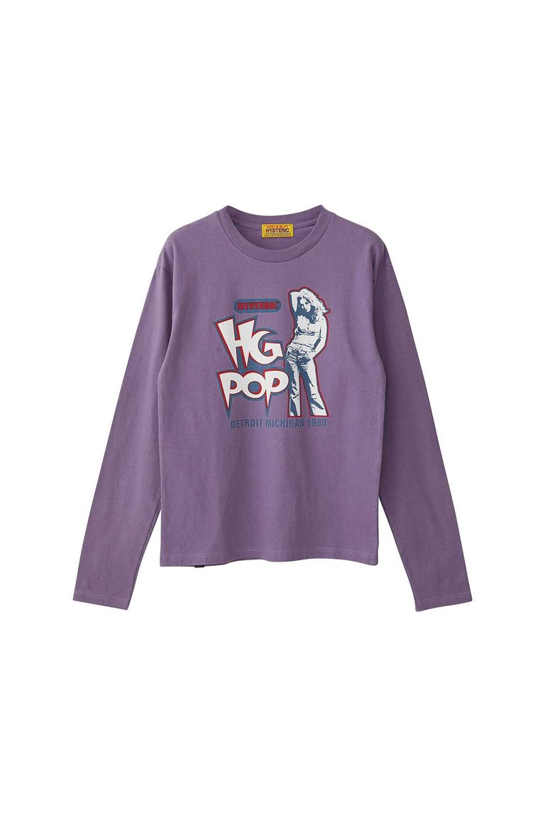 Rakuten - 送料無料 トップス HYSTERIC GLAMOUR HG POP Tシャツ / パープル 返品交換不可