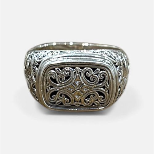 Valuation shareのお取り寄せ 送料無料 アクセサリー gerochristo ジェロクリスト Mediterranean Ring in Sterling Silver / GR133 返品交換不可｜アングル2