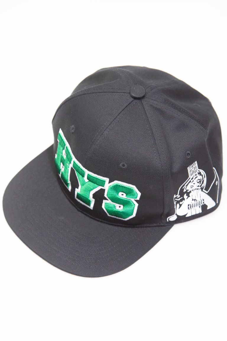 帽子 HYSTERIC GLAMOUR ヒステリックグラマー [購入は1人1点まで] HYS GUITAR GIRL刺繍 キャップ / ブ..