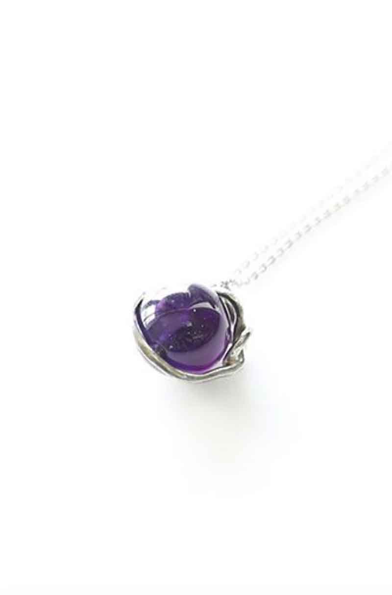 お取り寄せ 送料無料 アクセサリー gunda ガンダ ステルスオーブネックレス / アメジスト / STEALTH ORB NECKLACE / Amethyst 返品交換不可