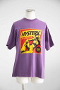 ヒステリックグラマー 送料無料 トップス HYSTERIC GLAMOUR ヒステリックグラマー TAKE YOUR TIME Tシャツ / パープル 返品交換不可