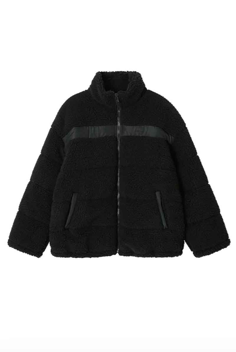 Z[i 30%OFF  AE^[ X-girl GbNXK[ BOA PUFFER JACKET / ubN ԕis