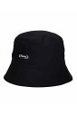 セール商品 30%OFF 帽子 X-girl エックスガール BROKEN OVAL LOGO BUCKET HAT / ブラック 返品交換不可