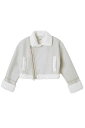 Z[i 30%OFF  AE^[ X-girl GbNXK[ CROPPED FAUX MOUTON RIDER'S JACKET / O[ ԕis