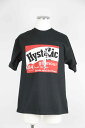 送料無料 トップス HYSTERIC GLAMOUR ヒステリックグラマー HG POLISH Tシャツ / ブラック 返品交換不可