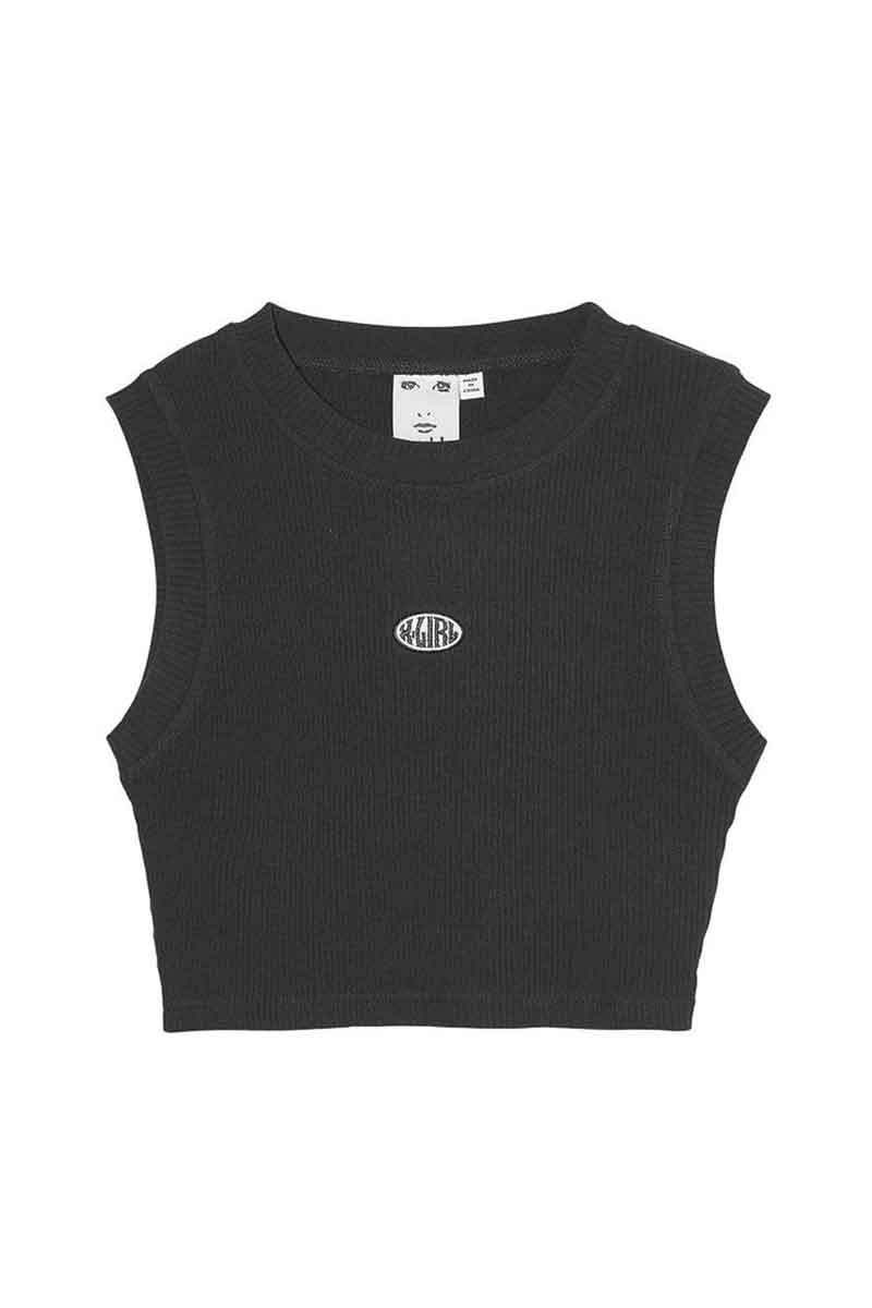  gbvX X-girl GbNXK[ OVAL LOGO TANK TOP / ubN