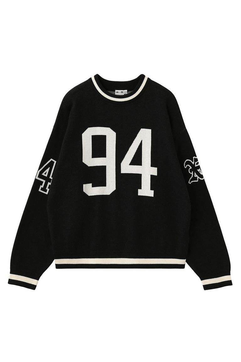 Rakuten - セール商品30%OFF 送料無料トップス X-girl エックスガール ［ラスト1点］NUMBERING JACQUARD KNIT TOP / ブラック
