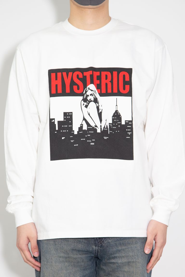Rakuten - 送料無料 トップス HYSTERIC GLAMOUR HYSTERIC CITY Tシャツ / ホワイト 返品交換不可