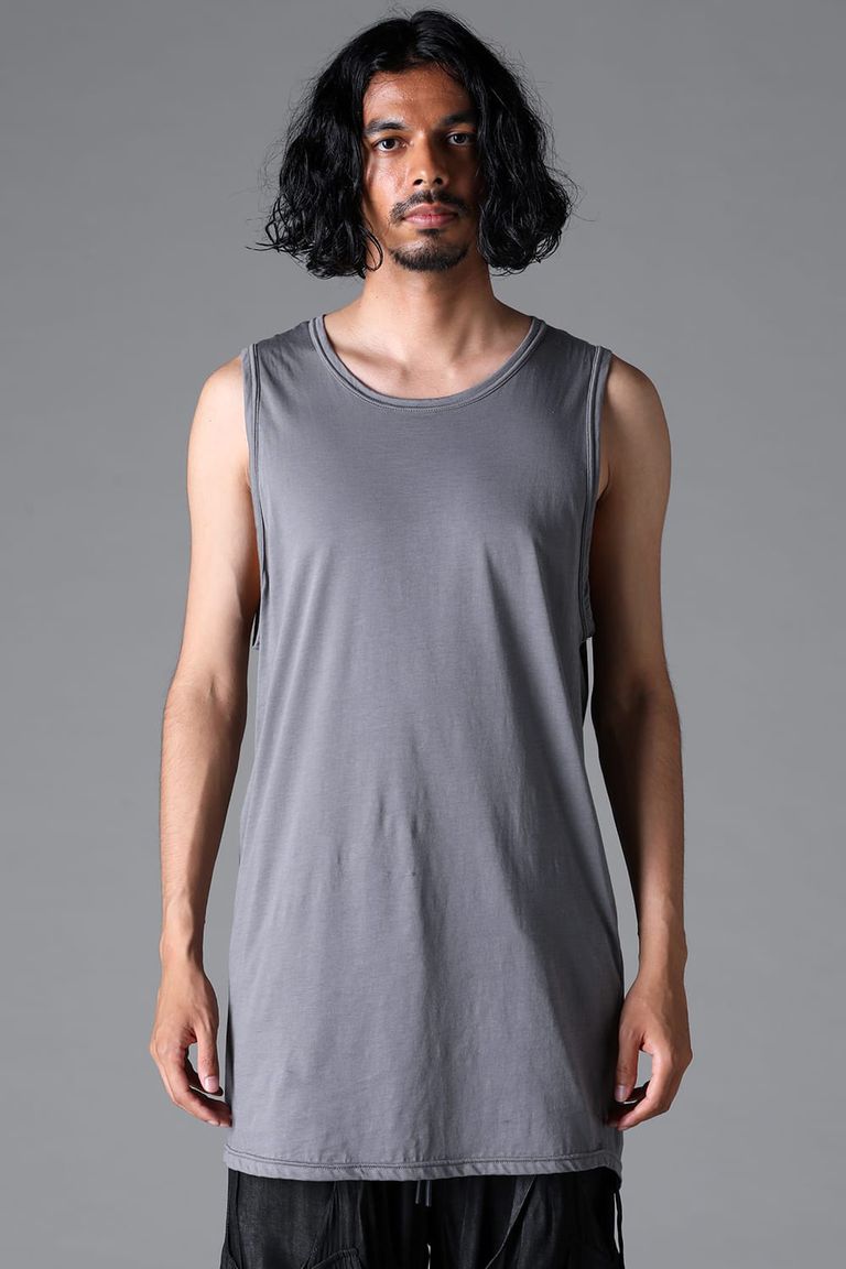 予約商品　送料無料 トップス A.F ARTEFACT エーエフ アーティファクト ロングタンクトップ / LONG TANK TOP / ストーン / ag-6083-3 返品交換不可
