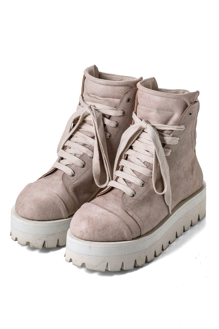 予約商品　送料無料 シューズ A.F ARTEFACT エーエフ アーティファクト BOOTS / アッシュピンク×ホワイト