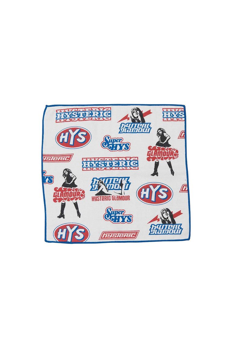 ファッション雑貨 HYSTERIC GLAMOUR ヒステリックグラマー VIXEN BOX タオルハンカチ 返品交換不可