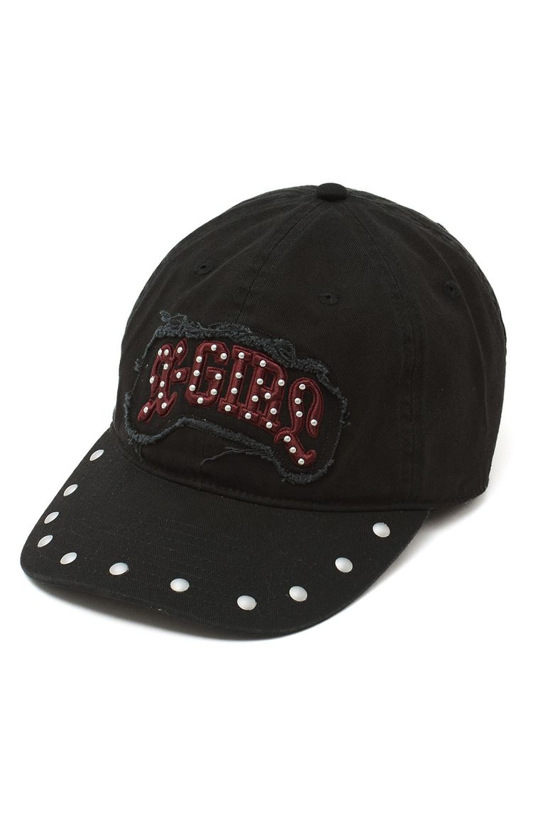 樂天商城 - 帽子 X-girl エックスガール STUDDED LOGO PATCH 6PANEL CAP