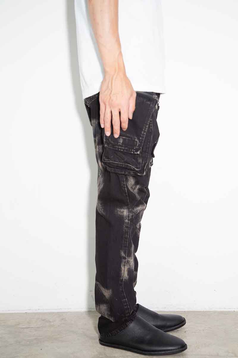 送料無料 ボトムス JULIUS ユリウス 10oz DENIM / ブラック 返品交換不可