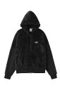 セール商品 30%OFF 送料無料トップス X-girl エックスガール FLUFFY ZIP UP HOODIE / ブラック 返品交換不可