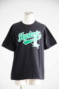 送料無料 トップス HYSTERIC GLAMOUR ヒステリックグラマー HYSTERIC LEAGUE Tシャツ / ブラック 返品交換不可